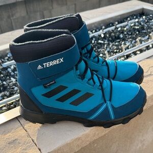 Adidas Terrex Blue and Black Youth Boots